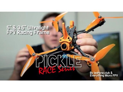 pickle race series - fpv racing frame ledroneclub 3d print model - Mito3D