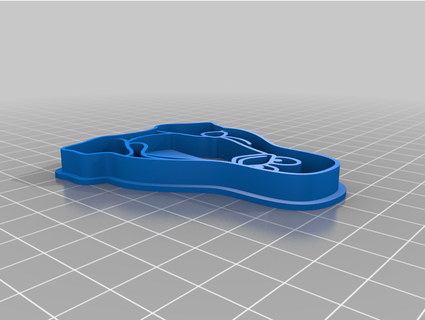 tux linux gingerbread cutter pomputer 3d print model - Mito3D