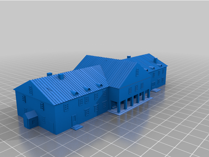 19th century finnish country house 6mm nihvu 3d print model - Mito3D
