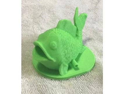 burbujeante pez acuario decoración hacedor neptuno 3d print model - Mito3D