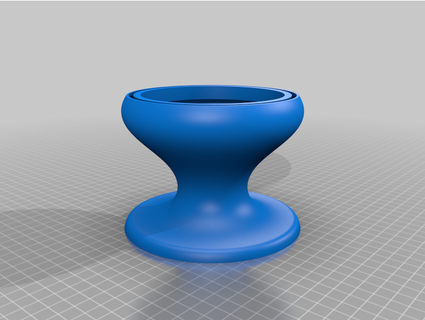 vaso campana cristal base noahj96 3d print model - Mito3D