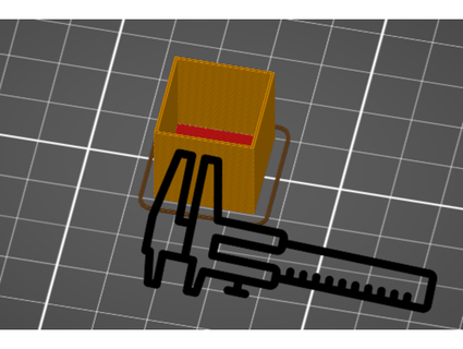 inteligente calibração cubo cartuchos 3d print model - Mito3D