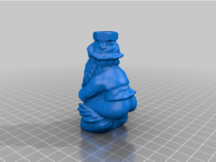 poop gnome toothpaste topper 7893456user 3d print model - Mito3D