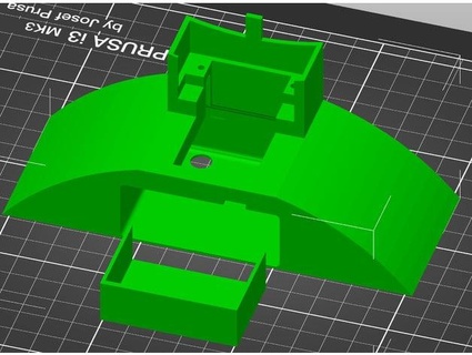 hollow clock 3 base fit arduinocase leakim 3d print model - Mito3D