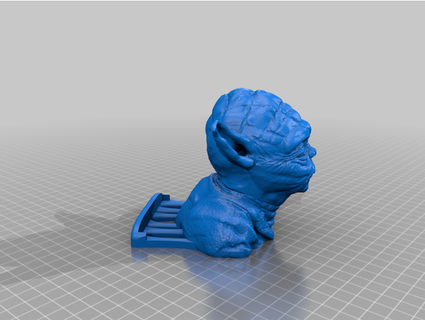 yoda phonesupport kb prototypes 3d print model - Mito3D