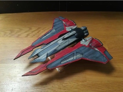 komrk sfida combattente x wing dalledc 3d print model - Mito3D