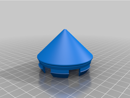 updated spike center cap ehlers 3d print model - Mito3D