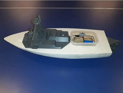 rc barca timone fibra vetro muffa yolotanker666 3d print model - Mito3D