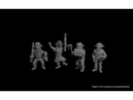 goblin pack 2 printedsun 3d print model - Mito3D