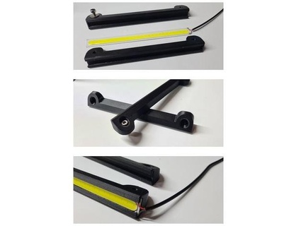 led strip holder linde93 3d print model - Mito3D