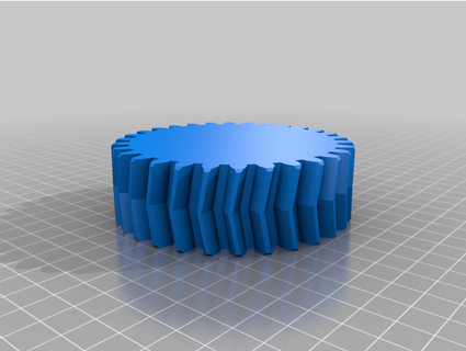inşaat eğim şerit dişli değiştirme parametreleri tanrım 3d print model - Mito3D