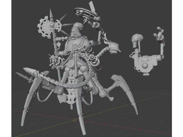 xénarite tech priest crypteknoname 3D print model - Mito3D