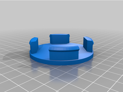 wheel rim center hub cap cover raypi 3d print model - Mito3D