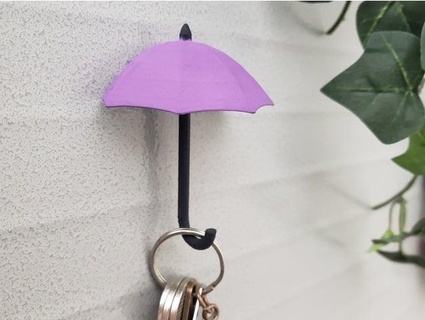 umbrella key hook creativelab 3d print model - Mito3D