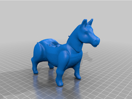Playmo Pferd cscltd 3d print model - Mito3D