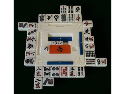 Riichi mahjong peça central amos max conjunto arroz cara 3d print model - Mito3D