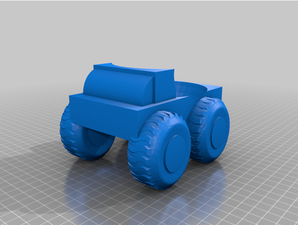 toy truck echo dot 4th gen holder digbaddy72 3d print model - Mito3D