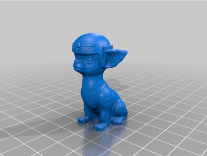 Chihuahua bewachen Hund drmathias 3d print model - Mito3D