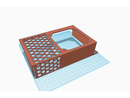 anycubic i3 mega psu cover 90x14mm fan link64 3d print model - Mito3D