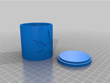herb storage container gratewite 3d print model - Mito3D