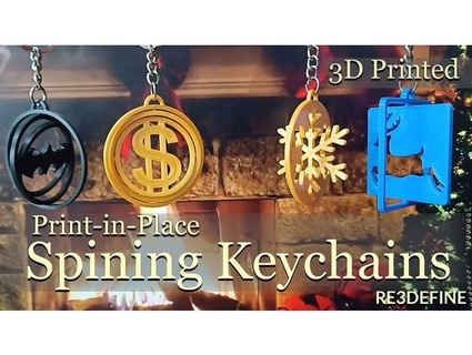 print place keychain bundle re3define 3d print model - Mito3D