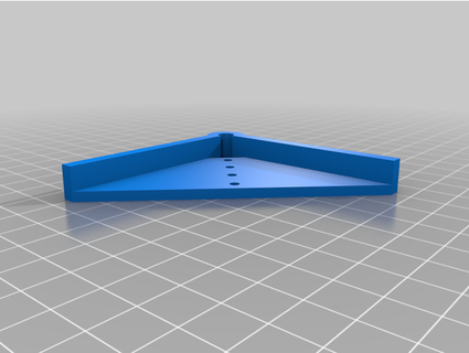 corner drill template atterdag 3d print model - Mito3D