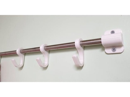 wall hanger 9mm round bar ifeyes-3d tat 3d print model - Mito3D