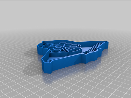 james webb space telescope cookie cutter dpohanlon 3d print model - Mito3D
