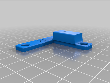 sidewinder x1 bl touch montaje lateral base salto 3d print model - Mito3D