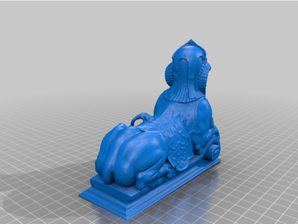 esfinge zatamita 3d print model - Mito3D