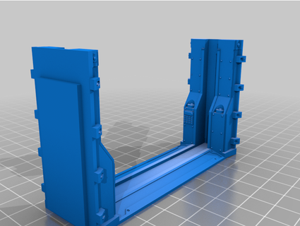 necromunda double doorway velcro74 3d print model - Mito3D