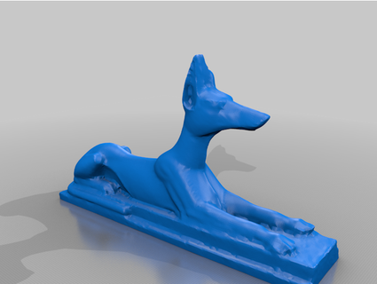 reclining anibus zatamite 3d print model - Mito3D