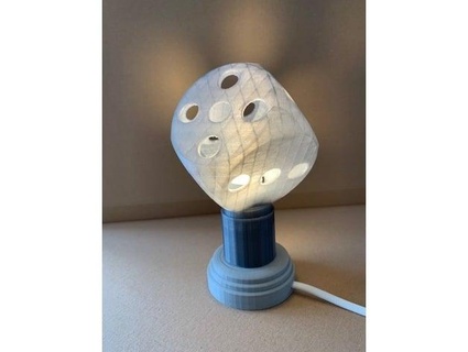 dé LED luminaire secteur lien ac DIY Locke 3d print model - Mito3D