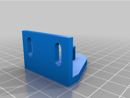 blackout blind bracket - thin window frames argos dmannock 3d print model - Mito3D