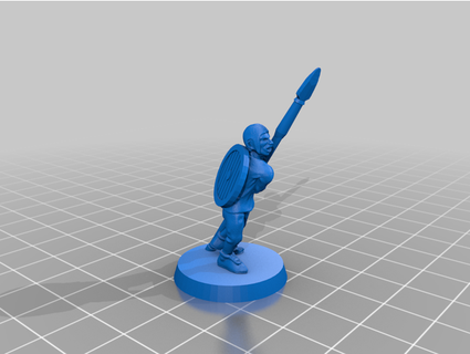 peasant spear ubberdorc 3d print model - Mito3D