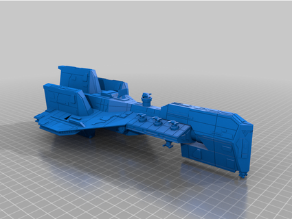 crociato classe corvetta alfro 3d print model - Mito3D