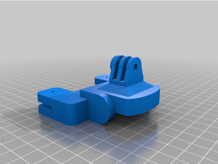 anycubic mega gopro hotbed mount mhilcher 3d print model - Mito3D