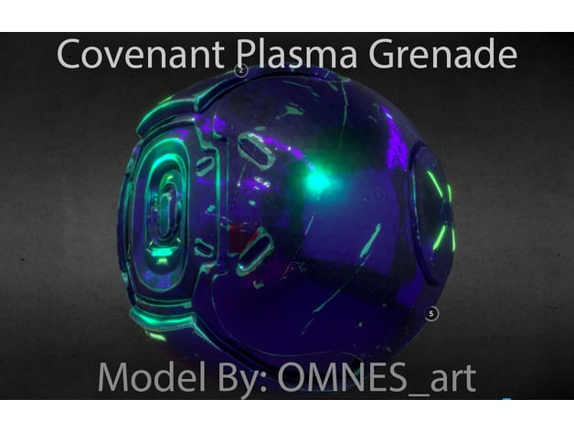 plasma Grenade arte redhairing326 3D print model - Mito3D