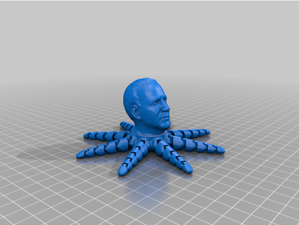 joe biden octopus jeremyruffe 3d print model - Mito3D
