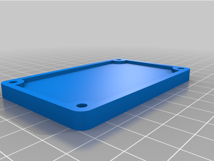 project box 80x50x6 lid cbfraserx 3d print model - Mito3D