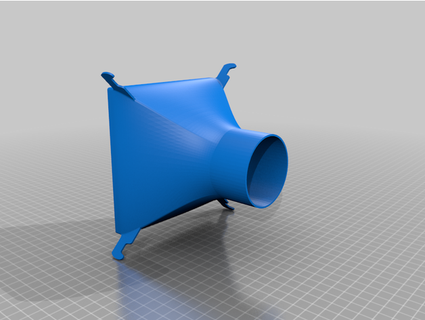 xytronic 426dlx Rauch Extraktor Erweiterung Tube unterstrichen 3d print model - Mito3D