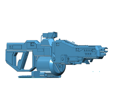 caduta dei Titani catena pistola mylotian 3d print model - Mito3D