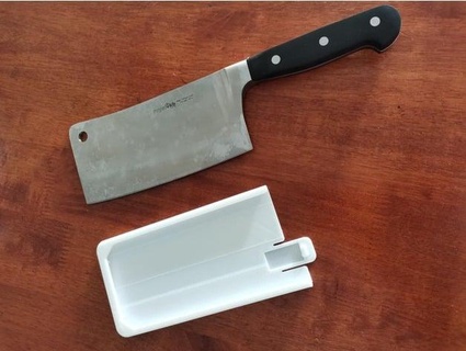 Küche Hackmesser Messer Mantel zer0s 3d print model - Mito3D
