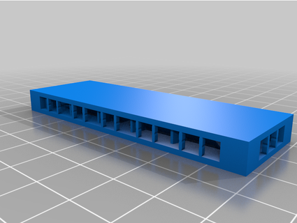 açık kilit sa trp fayans küçük destekler sla reçine yazıcılar zevk avcısı 3d print model - Mito3D