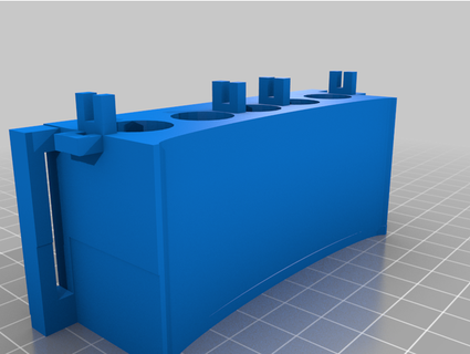 batería soporte contrapeso gente pogo 3d print model - Mito3D
