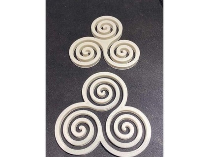 triskelion spirale vita ipsec 3d print model - Mito3D