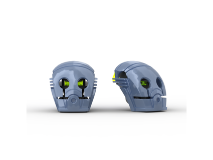 Kanohi hüpfen großartig Maske erholt Rothanak 3d print model - Mito3D