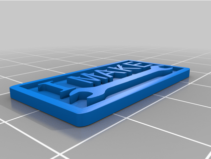 etiqueta creacion madera 3d print model - Mito3D