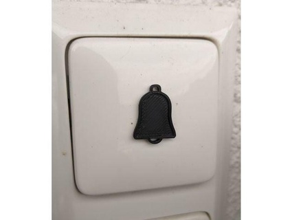 tactile bell symbol light switch berniedi 3d print model - Mito3D