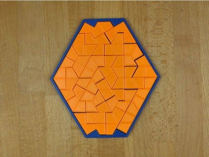 Trizoid Puzzle Pentom 3d print model - Mito3D